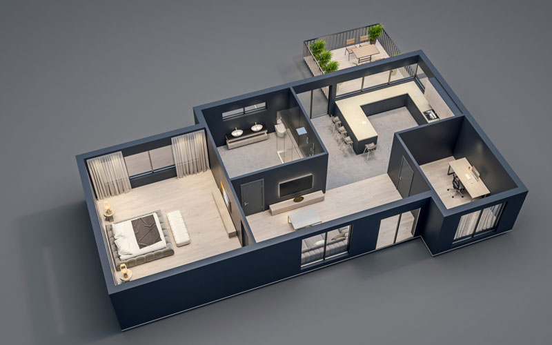 3D House Plan